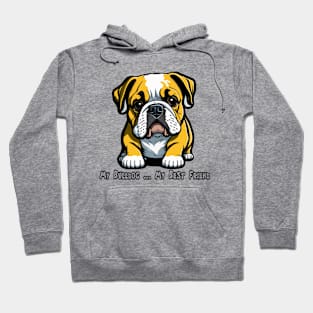 My Bulldog Bull Dog ... My Best Friend Puppy Dog Breed Cartoon Hoodie